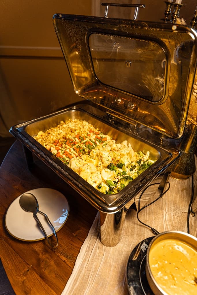 Gemüse-Chafing-Dish